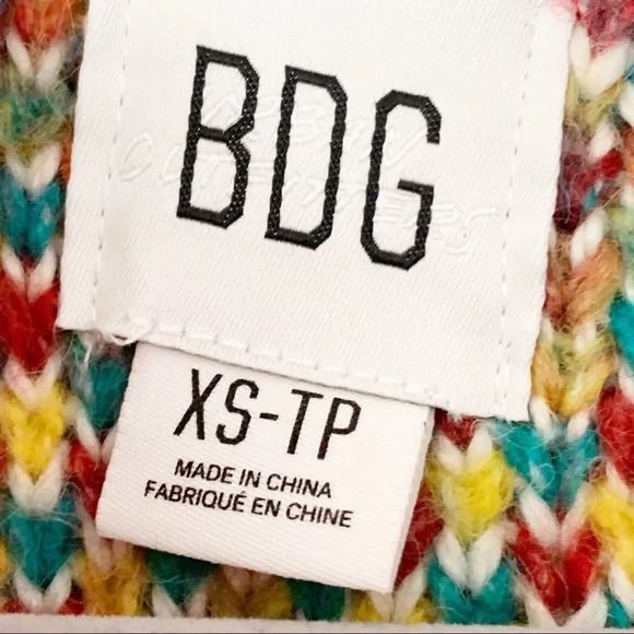 BDG Urban Outfitters Kolbie Open Front House Print Cozy Comfy XS New‎ $148 - Picture 4 of 14